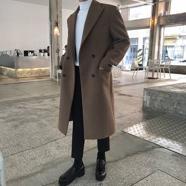 ELENA HARPER™  |  ELEGANT DOUBLE-BREASTED COAT FOR MEN