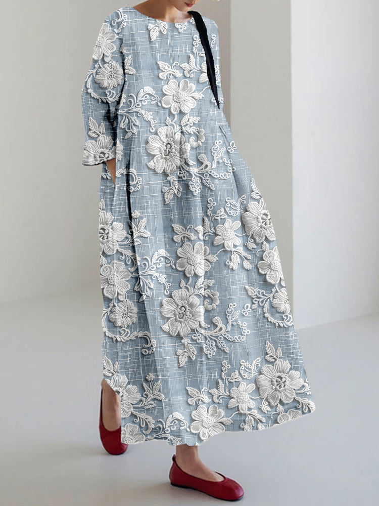 Anovia Graceful Printed Dress - Elena Harper