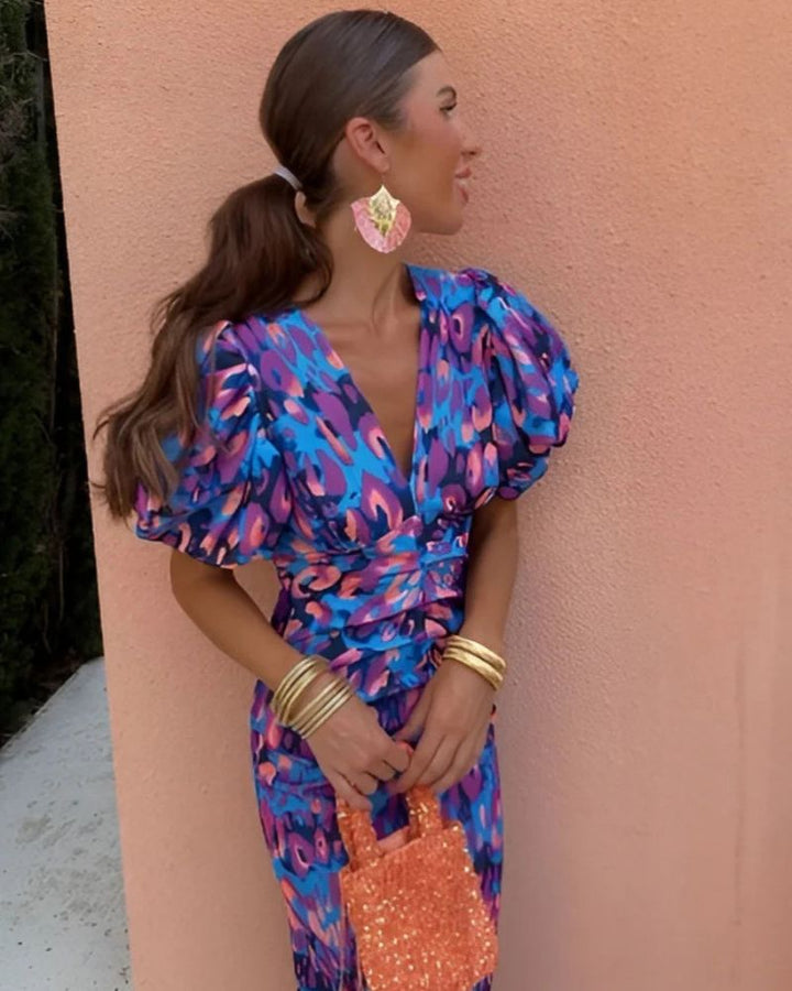 DALINE Stylish and Vibrant Dress - Elena Harper