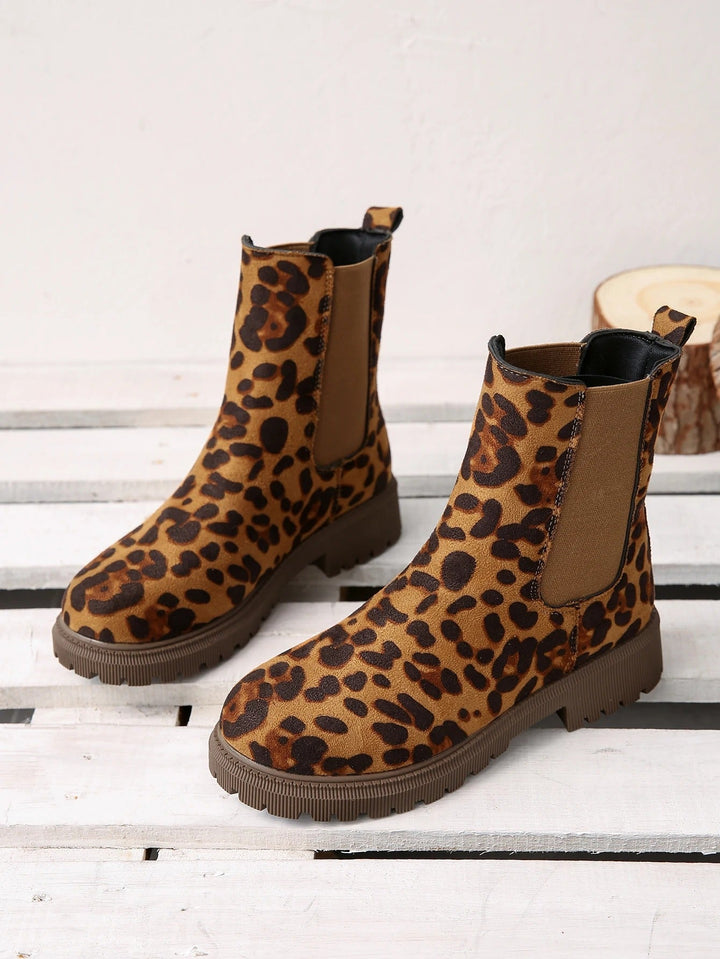 Tarna - Leopard Print Ankle Boots