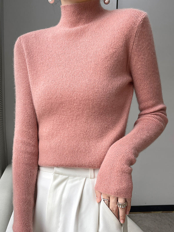 Adriana Soft Knit Turtleneck Sweater - Elena Harper