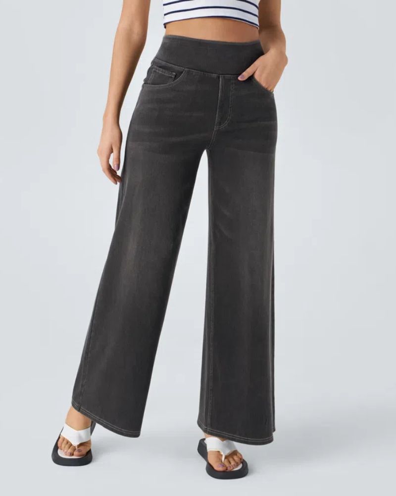 Ainsley - Comfortable Wide-Leg Jeans