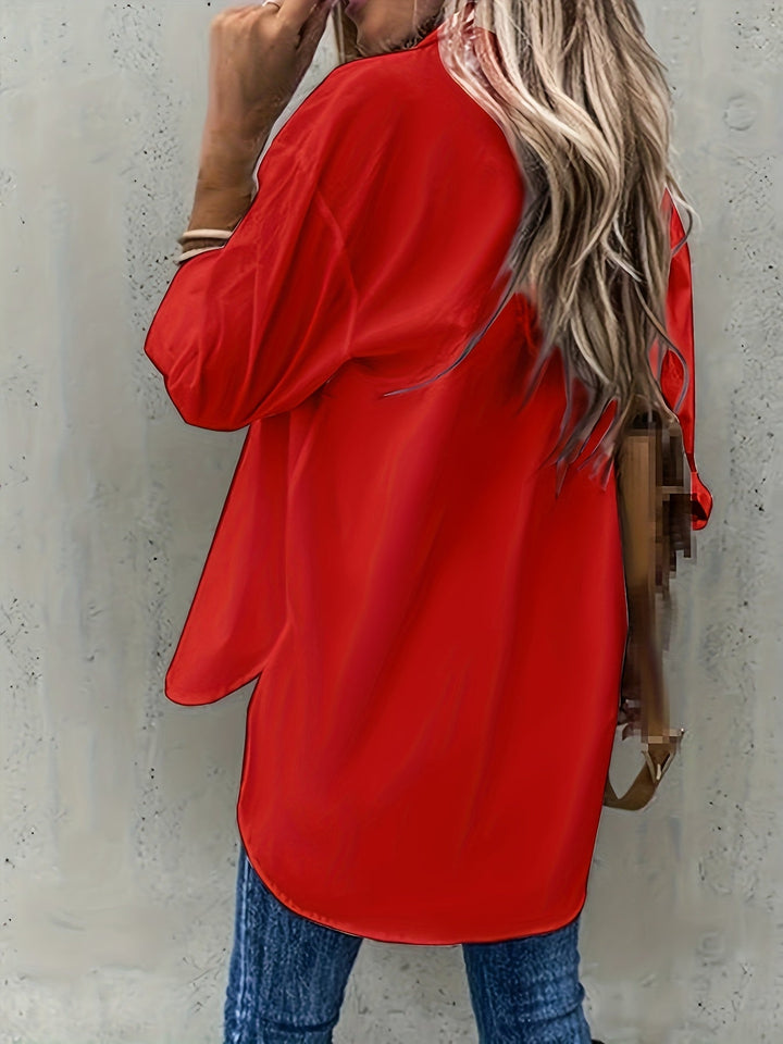 CHIC BLOUSE WITH LONG SLEEVES FOR WOMEN