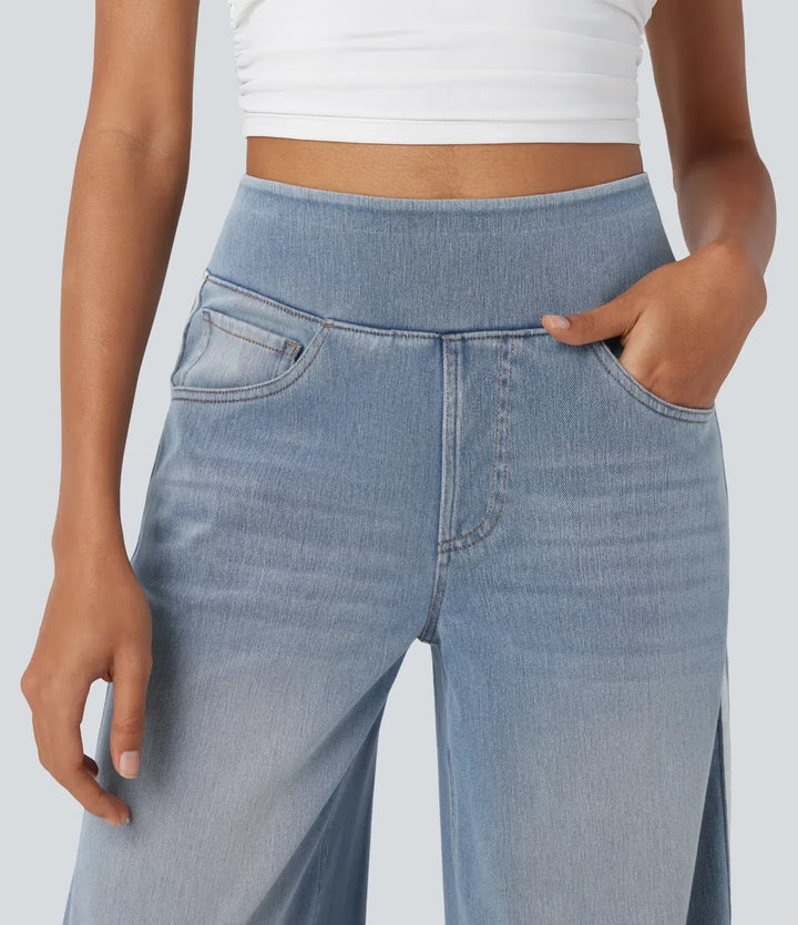 Annlyn Comfortable Pants with Pockets, view 5 - Elena Harper
