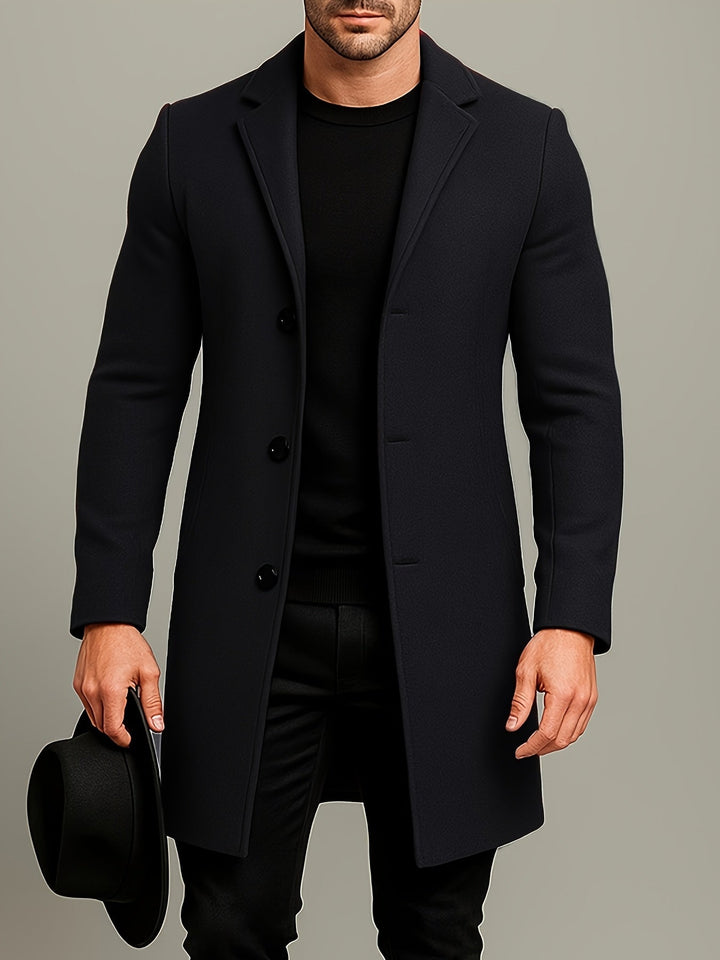 ELENA HARPER™  |  CLASSIC BUTTON COAT FOR MEN
