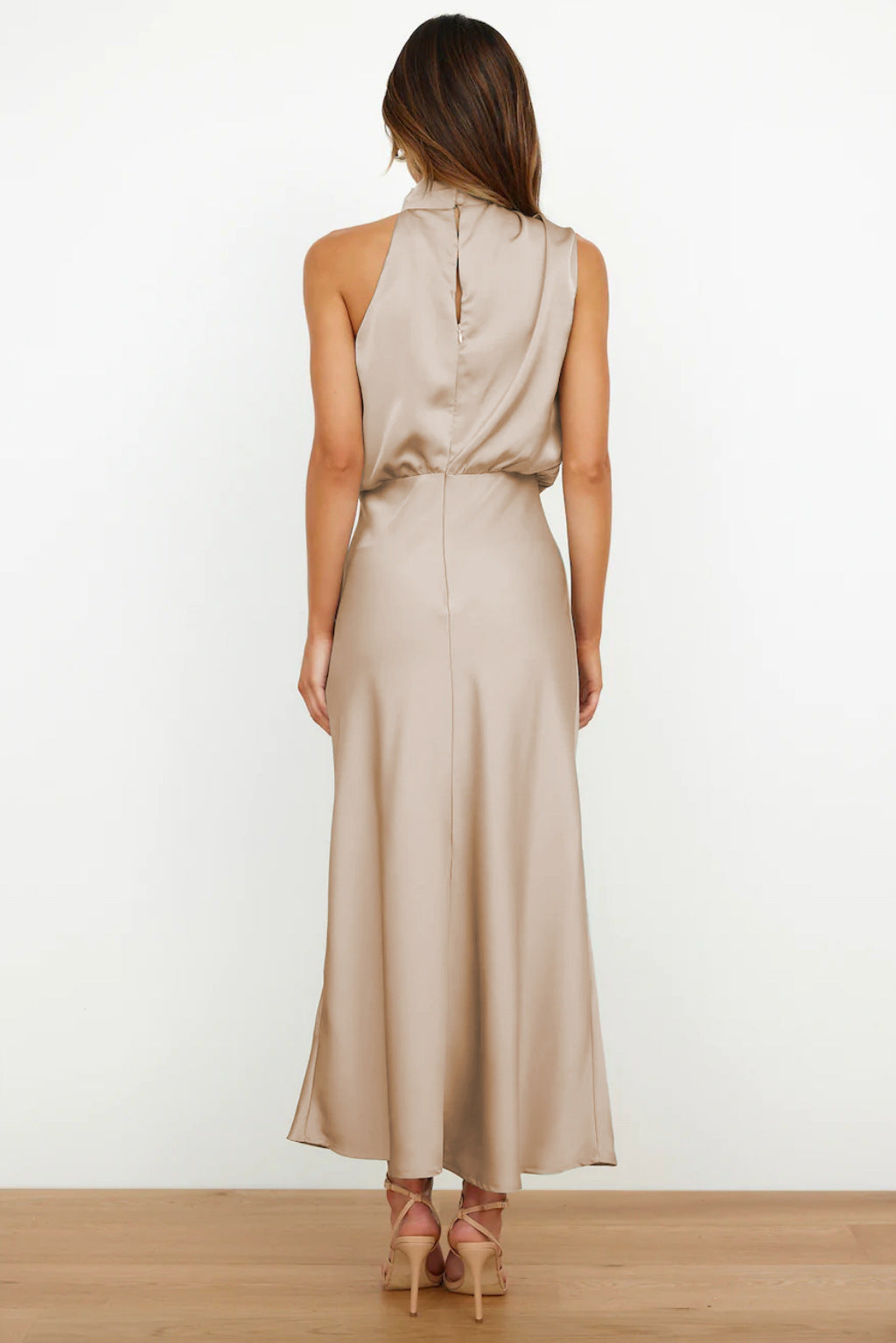 Kangana Maxi Dress with Halter Neck, view 10 - Elena Harper