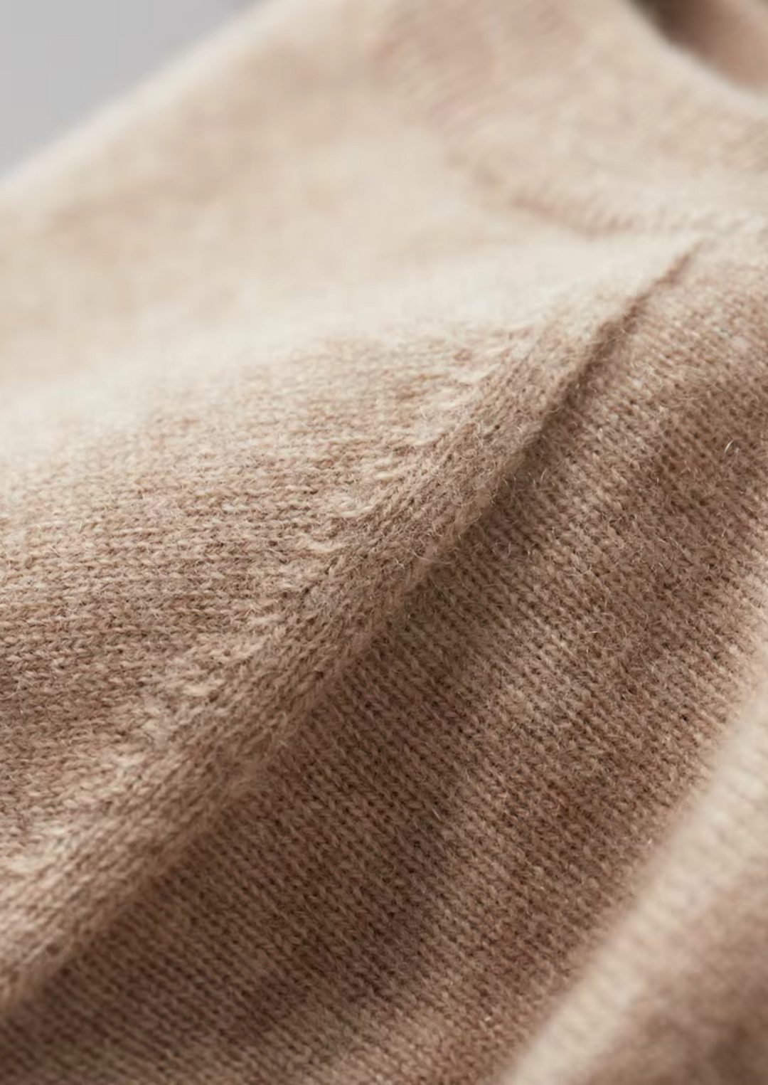 100% Cashmere Classic Crewneck T-Shirt., view 6 - Elena Harper