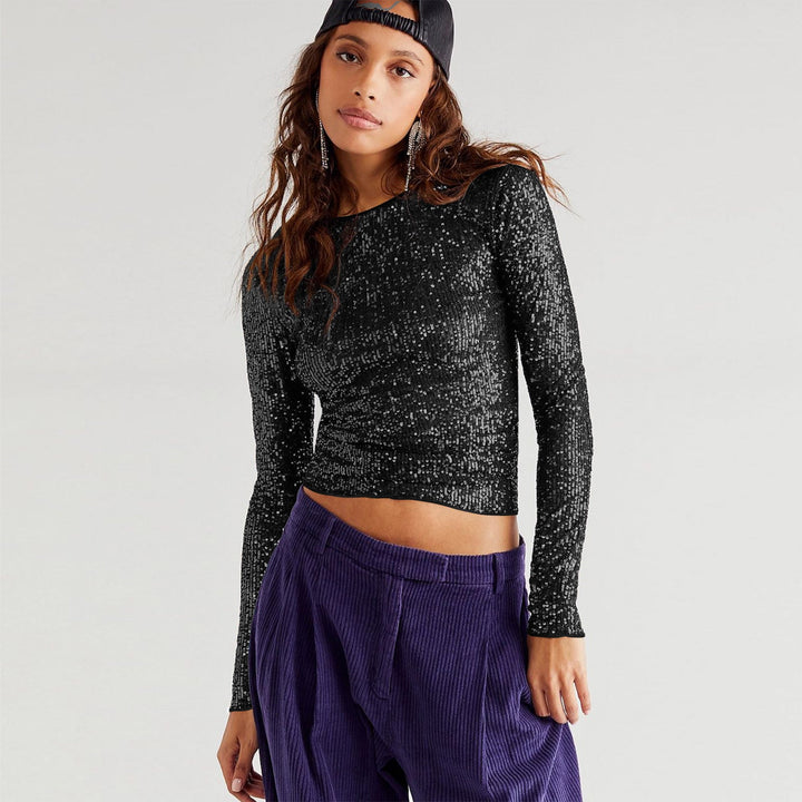 Sequin Top for Women - Ilaena