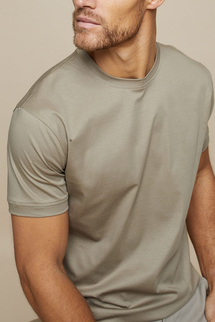 IC. Satin Gloss T-shirt, view 4 - Elena Harper