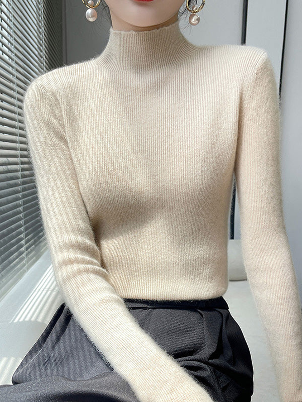 Adriana Soft Knit Turtleneck Sweater - Elena Harper