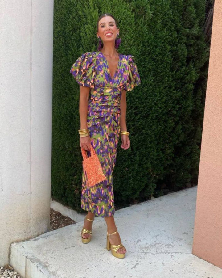 DALINE Stylish and Vibrant Dress - Elena Harper