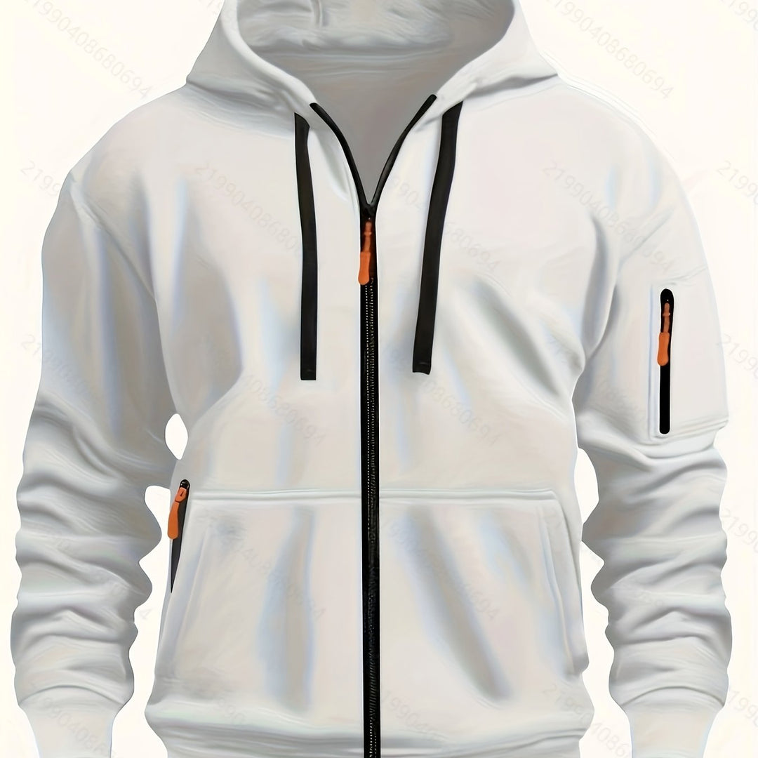 Men's Zip-Up Hoodie | Casual & Comfortable Everyday Outerwear