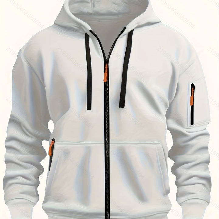 Men's Zip-Up Hoodie | Casual & Comfortable Everyday Outerwear