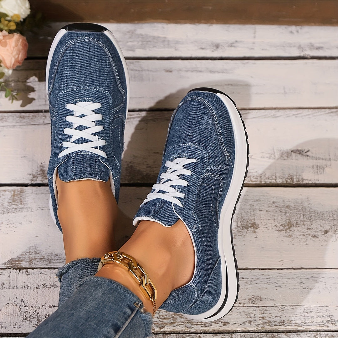 Izzy™ | Comfortable Sneakers with Denim Fabric