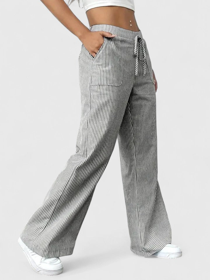 Sierra Stripe Flow Lounge Pants - Elena Harper