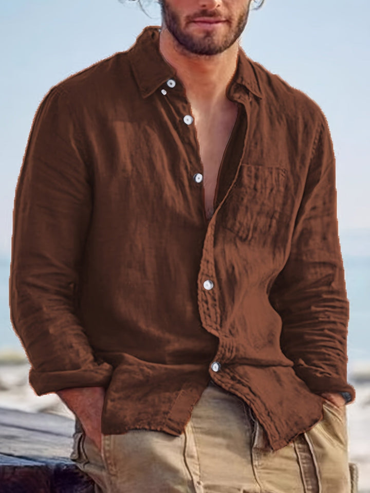 Cotton Shirt for Men - Elena Harper