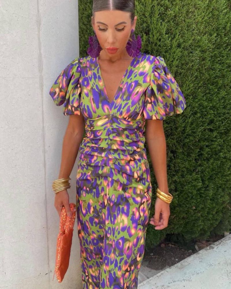 DALINE Stylish and Vibrant Dress - Elena Harper