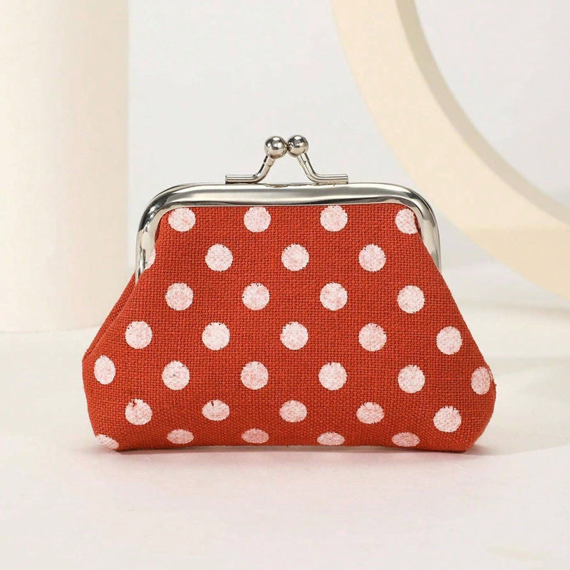 Casual Polka Dot Wallet
