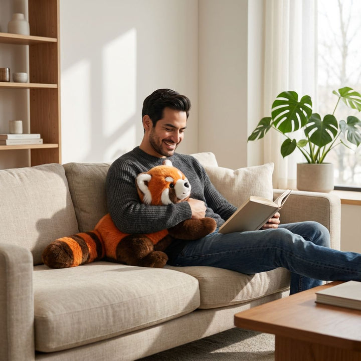 Unisex Long Animal Cuddle Pillow for Comfort & Relaxation