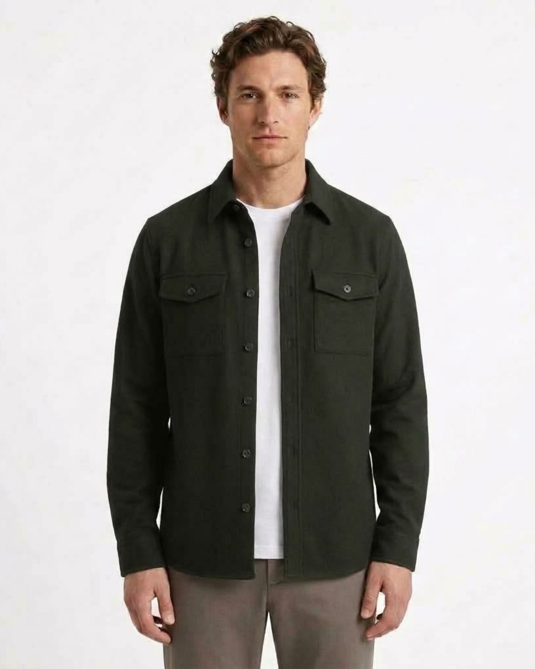 Structured Overshirt for Men