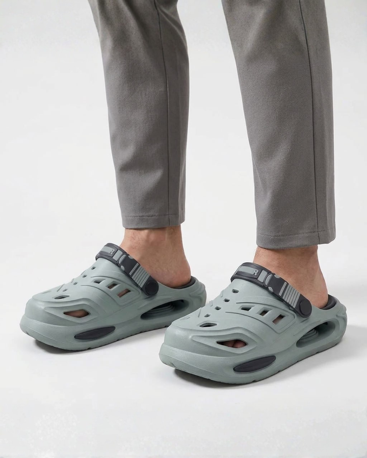 Futuristic Adjustable Slip-On Clogs For Men