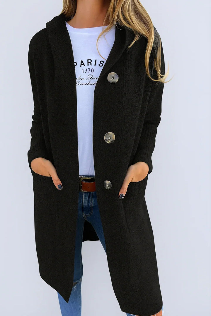 Sola™ | Elegant cardigan with hood