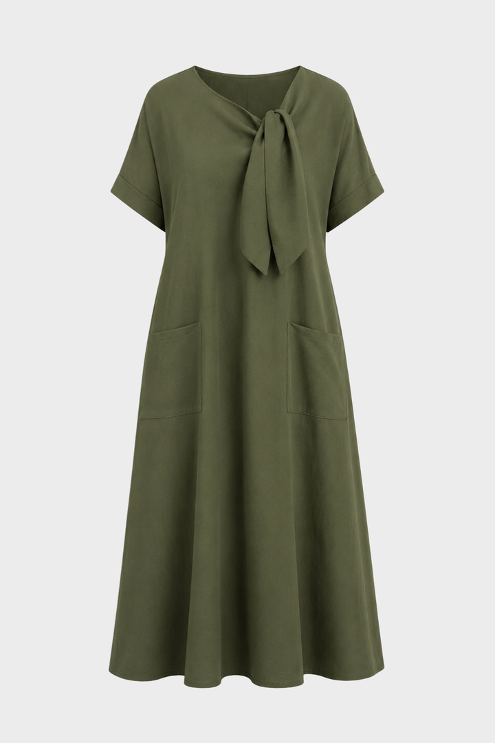 Women’s Linen Dress with Pockets | Casual