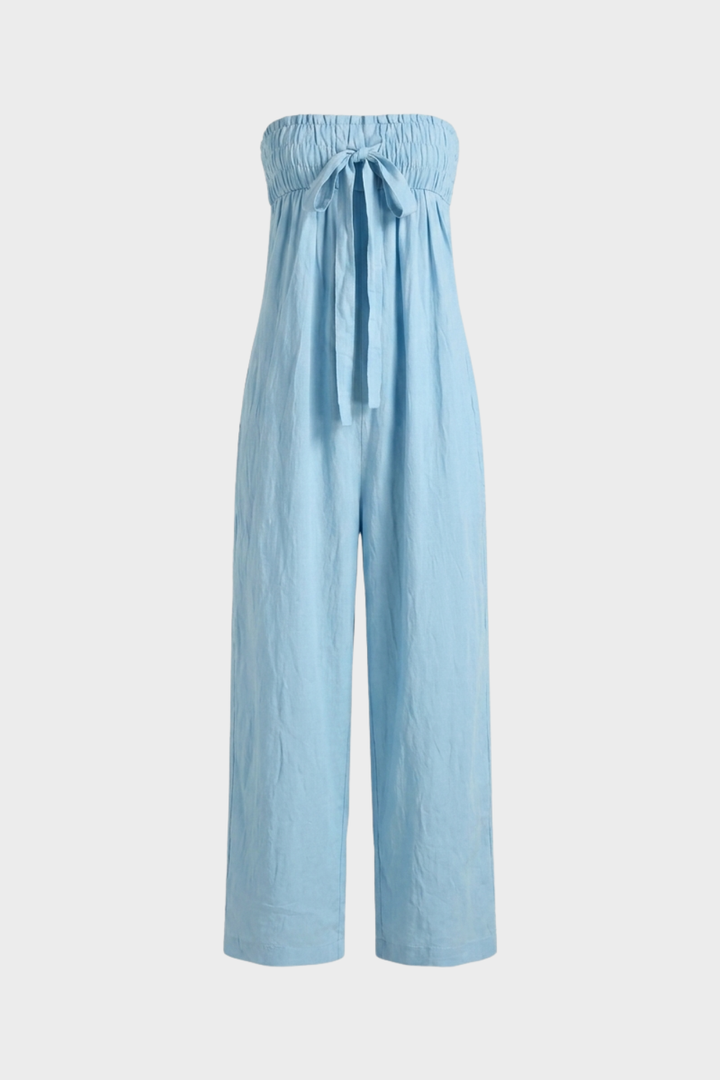 Women's Bandeau Jumpsuit Sleeveless, view 5 - Elena Harper