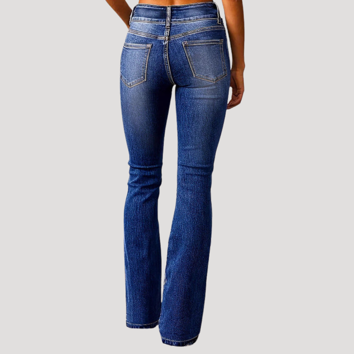 High-Waisted Bootcut Jeans for Women