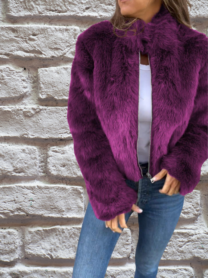 Bella the Luxe Faux Fur Jacket - Elena Harper