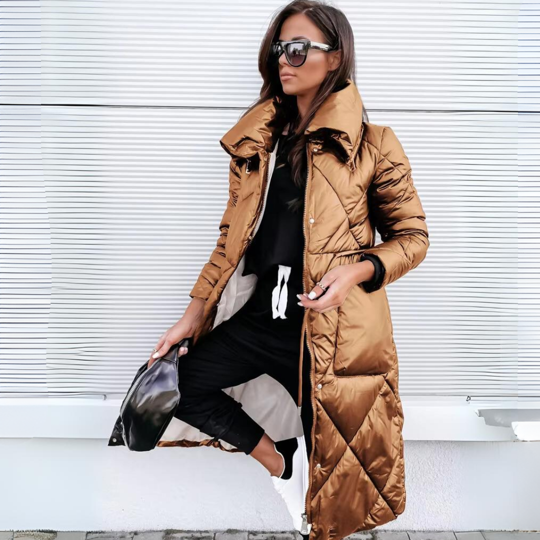 Amelia Elegant Quilted Jacket - Elena Harper