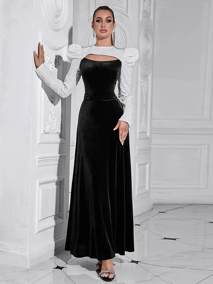 New Hollow Neck Bodycon Dress - Elena Harper