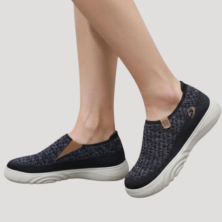 Women's Slip-On Walking Sneakers with Lightweight Sole