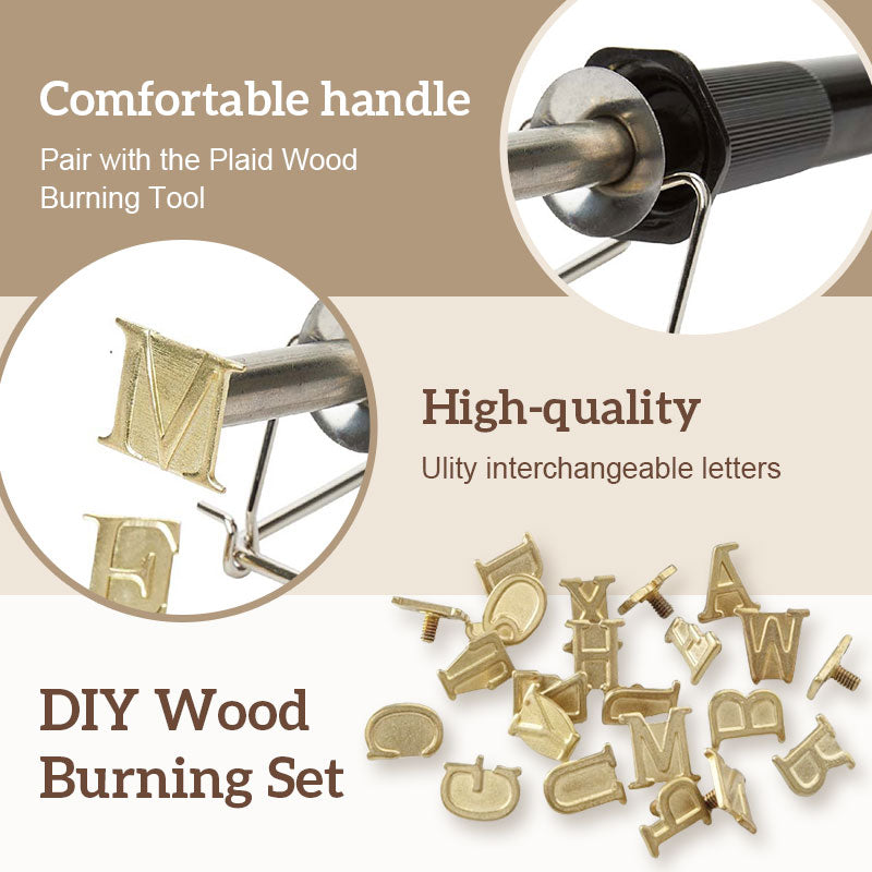 Inscript™ - Stamp Set for Burning on Wood to Personalize Your DIY Projects