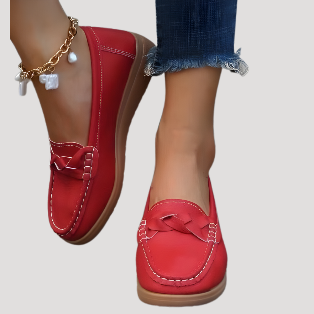Women's Summer Comfort Loafers with Bow