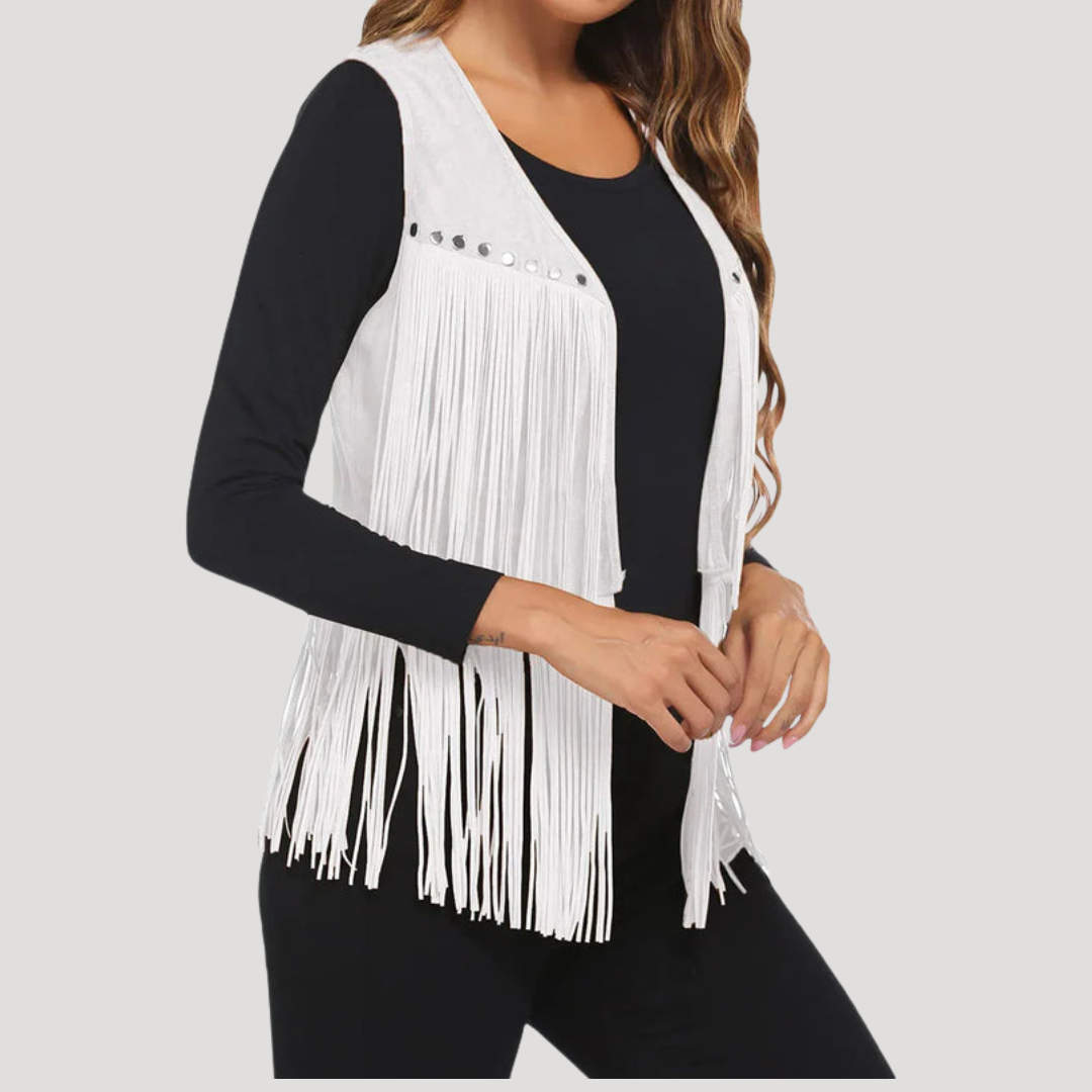 Women’s Open Fringe Vest