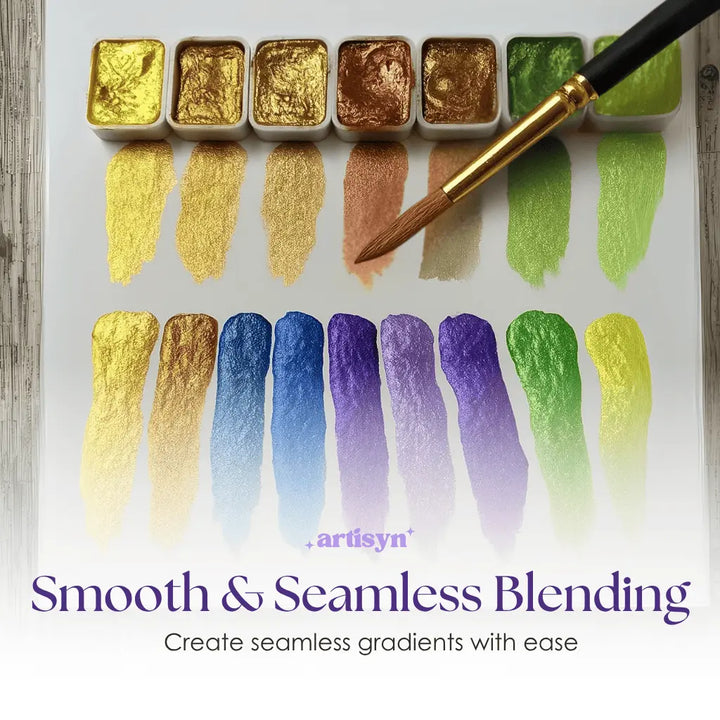 Artisyn Iridescent Watercolor Paint Set - Elena Harper