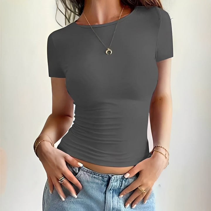 Becky Casual Slim Fit T-Shirt, view 7 - Elena Harper