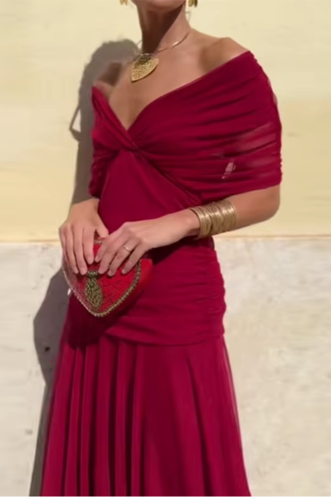 Flowing Maxi Dress for Women, view 3 - Elena Harper