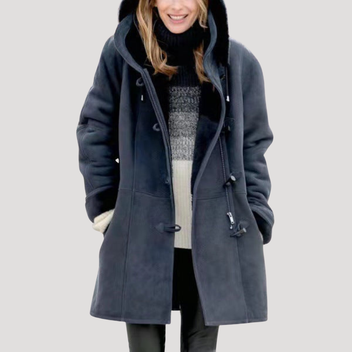 Women's Duffle Coat with Borg Lining