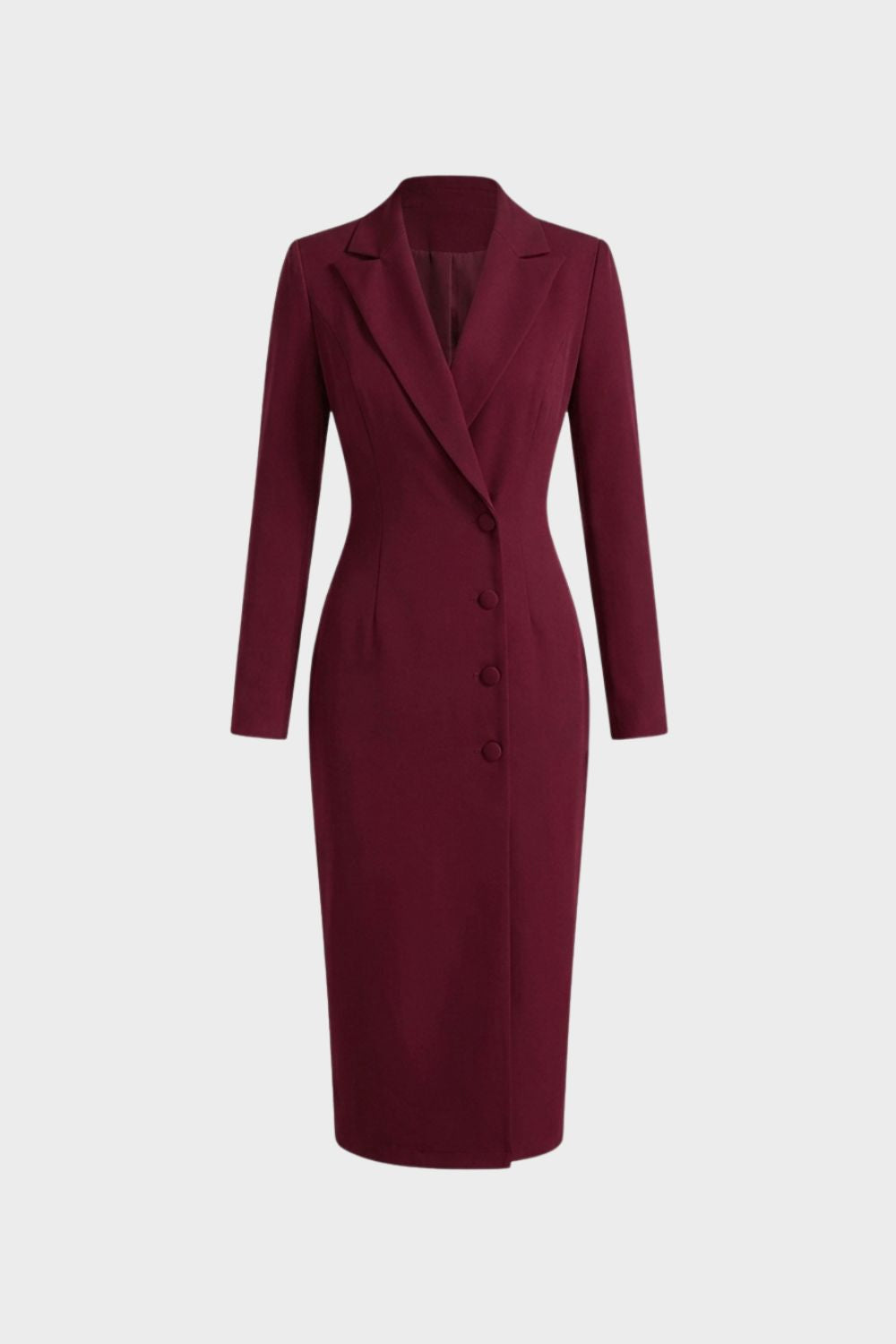 Women's Blazer Dress | Midi Long Sleeve