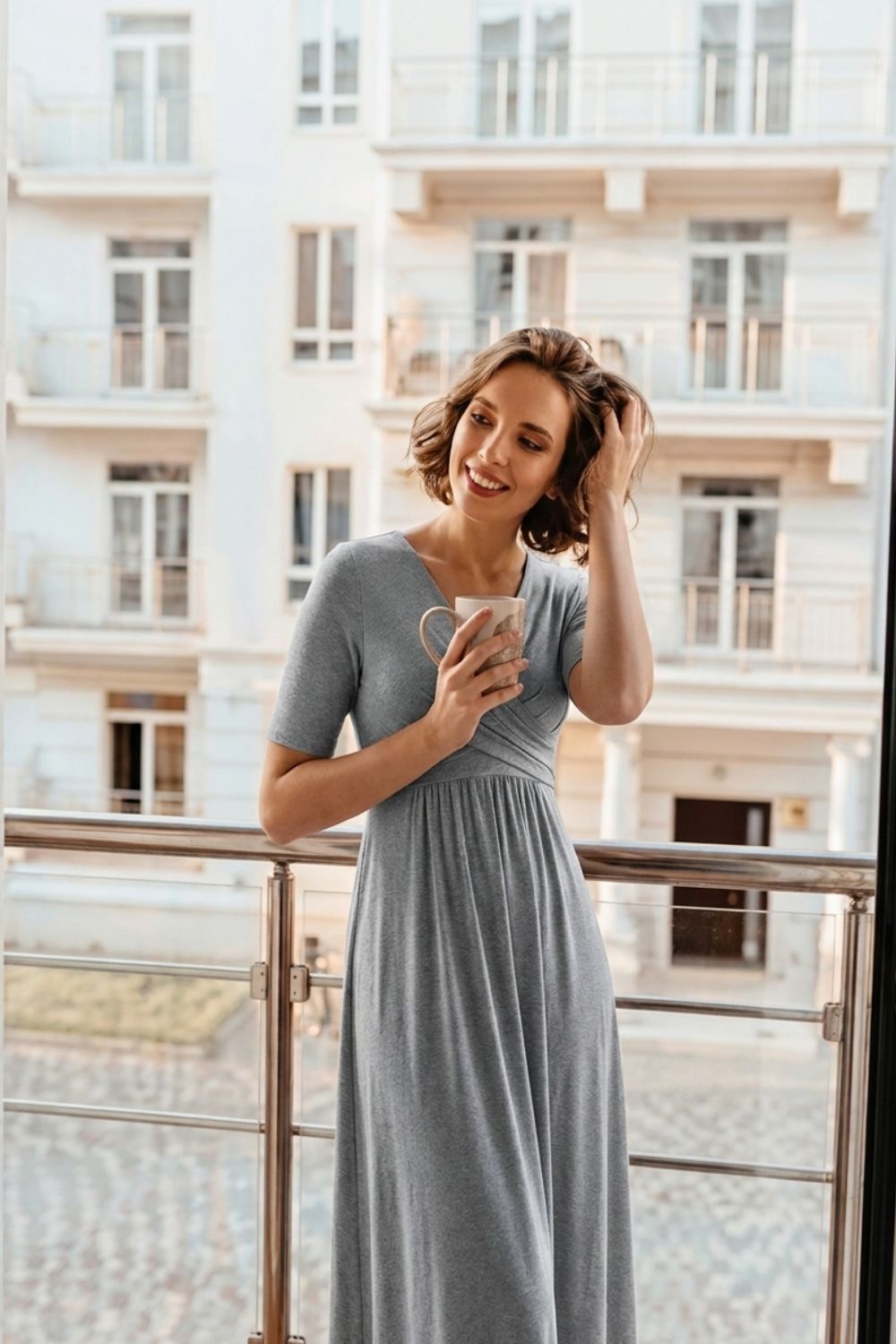 Women’s Wrap Midi Dress | Elegant
