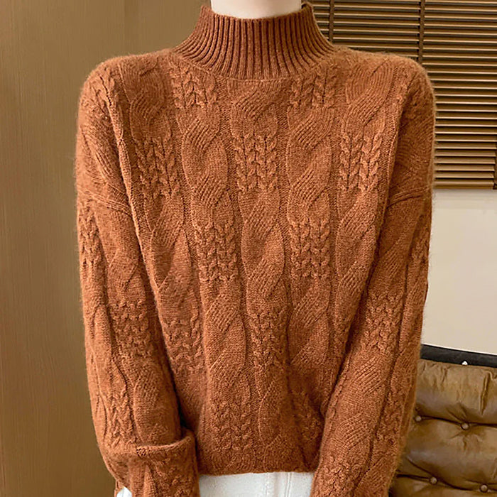 Maya Soft Touch Sweater for Women Elegant Knit, view 3 - Elena Harper