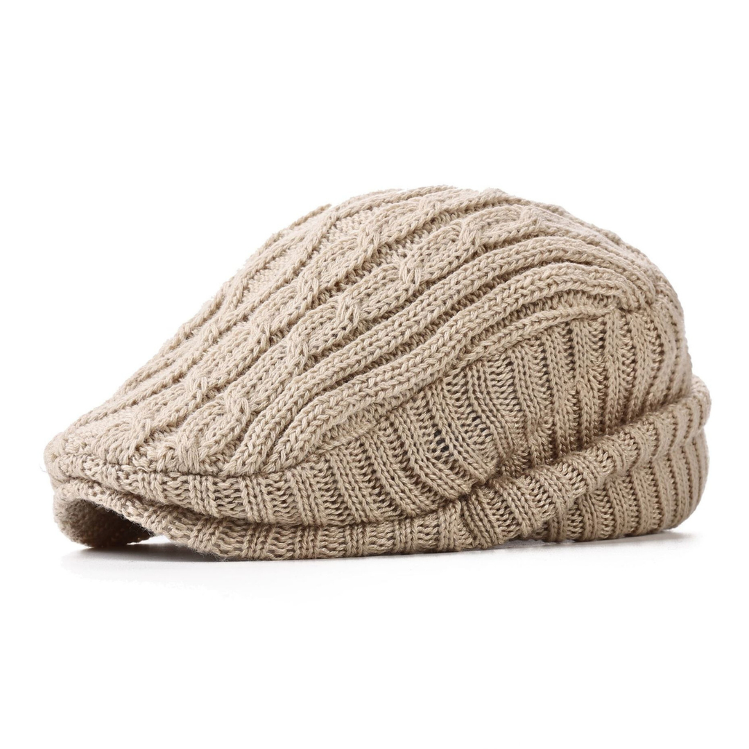 Unisex Textured Classic Flat Cap