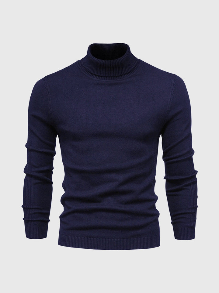 High Neck Polo Sweater