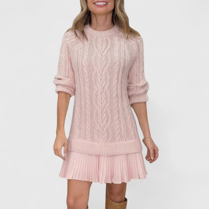 Claire Knit Sweater Dress - Elena Harper