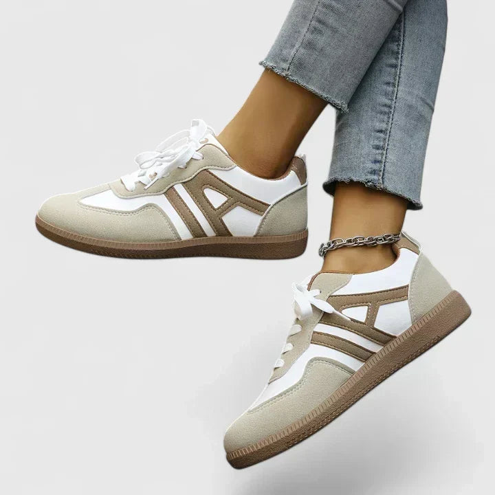 Delyziah Step In Comfort Sneakers with Two Tone Finish for Women - Elena Harper