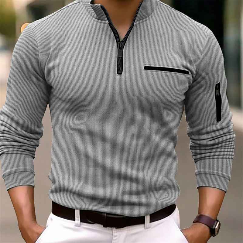 ELENA HARPER™  |  LONG SLEEVE SHIRT WITH ZIP