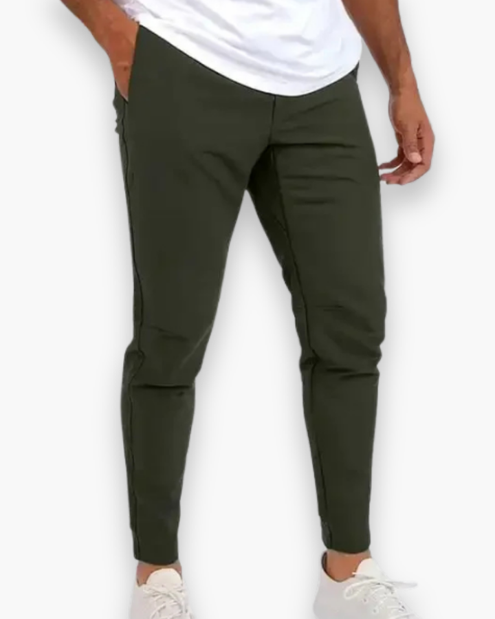 Men's Stretch Tapered Pants | Modern Style