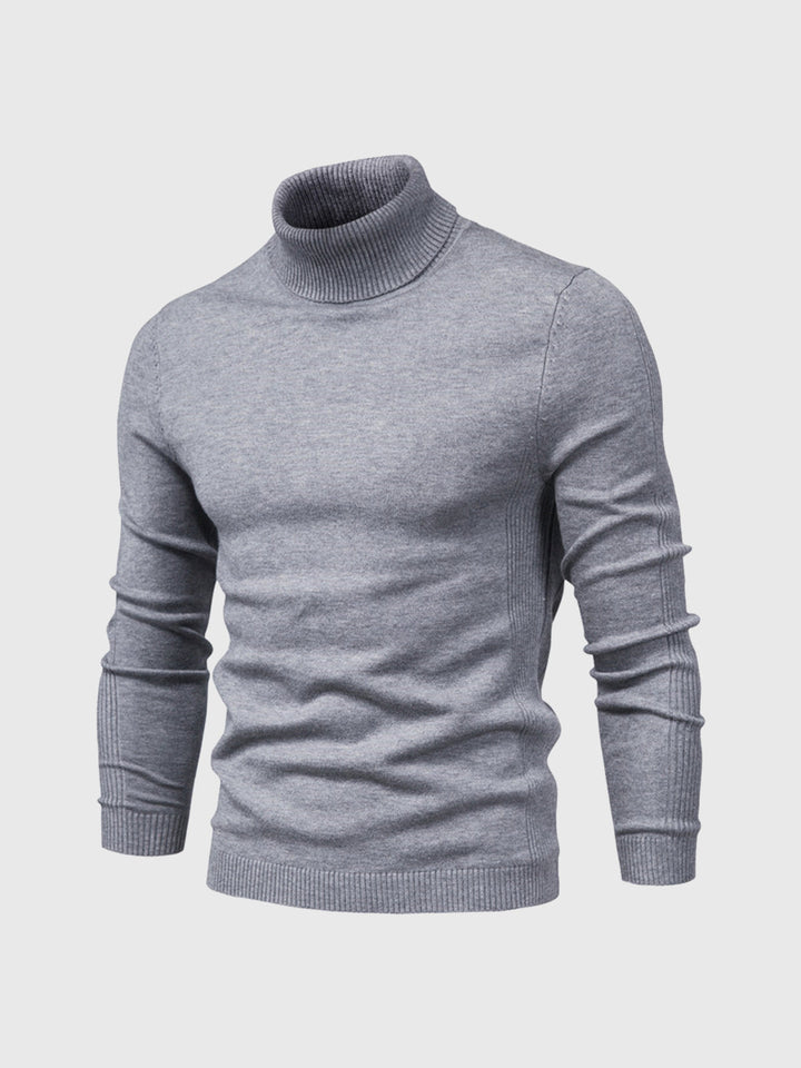 High Neck Polo Sweater